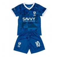 Maglia Calcio Al-Hilal Neymar Jr #10 Prima Divisa Bambino 2024-25 Manica Corta (+ pantaloncini)